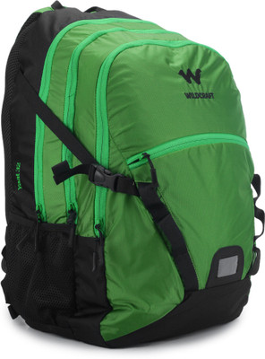 Wildcraft 14 inch Laptop Backpack(Black, Green), Lime