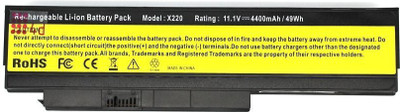 

4d X220 X220i 0A36282 42T4861 42T4862 42T486 6 Cell Laptop Battery