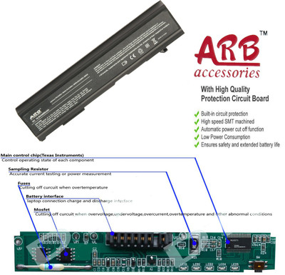 

ARB Toshiba Satellite M105-S3001 6 Cell Laptop Battery