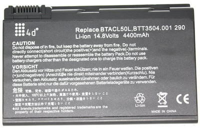 

4d 290 Battery 8 Cell Laptop Battery