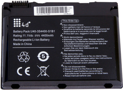 

4d U40-3S4400-G1B1 U40-3S4400-G1L3 U40-3S4400-M1H1 5 6 Cell Laptop Battery