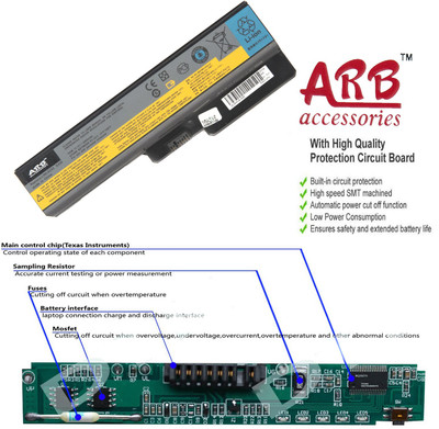

ARB Lenovo IdeaPad V460 6 Cell Laptop Battery
