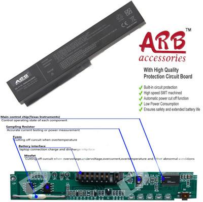 

ARB HCL R510 Series 6 Cell Laptop Battery