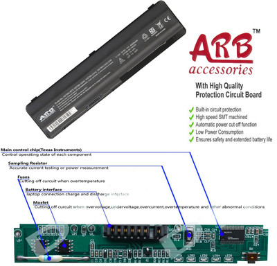 ARB HP HSTNN-Q34C 6 Cell Laptop Battery