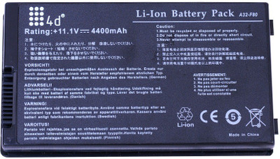 

4d A32-A8 A8 A8000 N80 F80 X80 Z99 6 Cell Laptop Battery