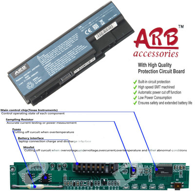 

ARB Acer Aspire 8730G 6 Cell Laptop Battery
