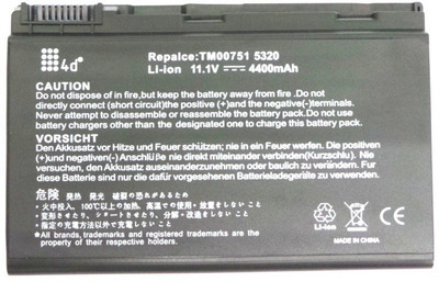 

4d 5310 5320 5520 5520G 5720 5720G 7520 7520G 7720G 6 cell laptop battery 6 Cell Laptop Battery