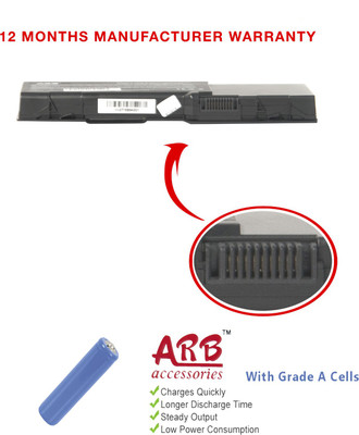

ARB Dell Inspiron TD347 6 Cell Laptop Battery