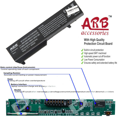

ARB Dell 312-0725 6 Cell Laptop Battery