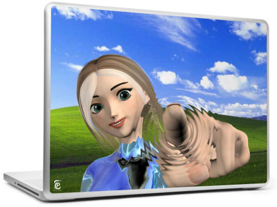 

Print Shapes 3D Animated touch Vinyl Laptop Decal 15.6