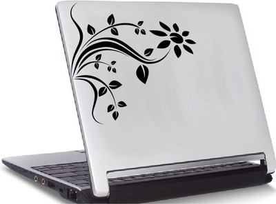 Decor Kafe Flower Sticker Self Adhesive Vinyl Laptop Decal 15.6