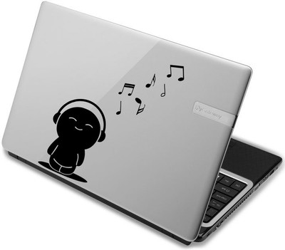 

Decor Kafe Decor Kafe Tiny Music Lover sticker Self Adhesive Vinyl Laptop Decal 15.6