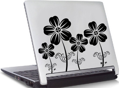 

Decor Kafe Flowers Row Sticker Self Adhesive Vinyl Laptop Decal 15.6