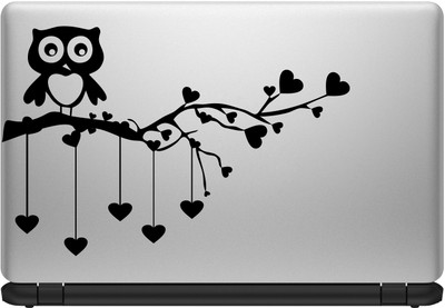 

Decor Kafe Owl On Tree Branch Laptop Sticker Self Adhesive Vinyl Laptop Decal 15.6