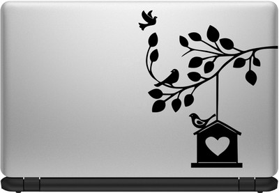 

Decor Kafe Birds And Tree Branch Laptop Sticker Self Adhesive Vinyl Laptop Decal 15.6