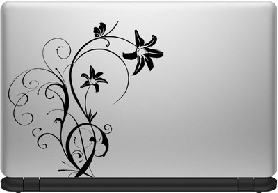 

Decor Kafe Swirl Floral Laptop Sticker Self Adhesive Vinyl Laptop Decal 15.6