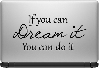 

Decor Kafe Dream It Quote Laptop Sticker Self Adhesive Vinyl Laptop Decal 15.6