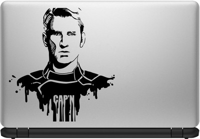 

Decor Kafe Capt America Laptop Sticker Self Adhesive Vinyl Laptop Decal 15.6