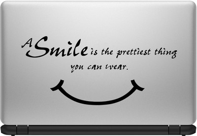 

Decor Kafe Smiley Quote Sticker Self Adhesive Vinyl Laptop Decal 15.6