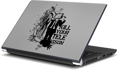 

ShopMantra Kill Your Television Vector Illustration Vinyl Laptop Decal 15.6