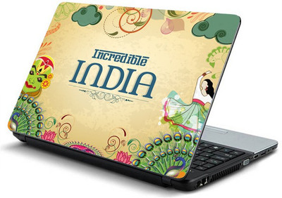 

ezyPRNT Incredible India LS00000446 Vinyl Laptop Decal 15.6