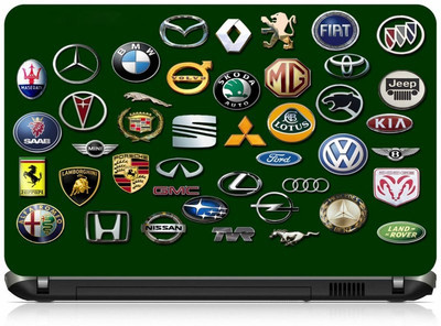 

Box 18 World Famous Car Logos 1915 Vinyl Laptop Decal 15.6