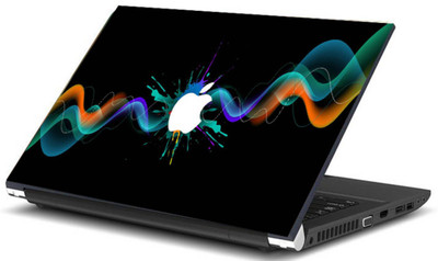 

Print Shapes Colour full apple waves Vinyl Laptop Decal 15.6