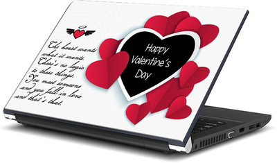 

ShopMantra Heart Pattern Vector Design Skin Vinyl Laptop Decal 15.6
