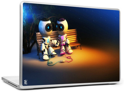 

Print Shapes Couple robot Vinyl Laptop Decal 15.6