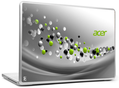 

Print Shapes Green acer with colourfull bubbles Vinyl Laptop Decal 15.6