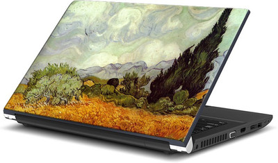 ShopMantra Field Oil Paint Vinyl Laptop Decal 15.6