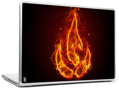 

Print Shapes Fire flames sign Vinyl Laptop Decal 15.6