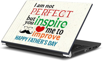 

ShopMantra Happy Father's Day -SMFP00002214 Vinyl Laptop Decal 15.6