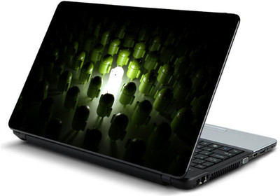 

Geek Latest White Android HQ Laminated Vinyl Laptop Decal 15.6