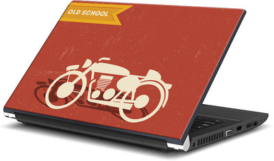 

ShopMantra Old School Vinatge Motorcycle Vinyl Laptop Decal 15.6