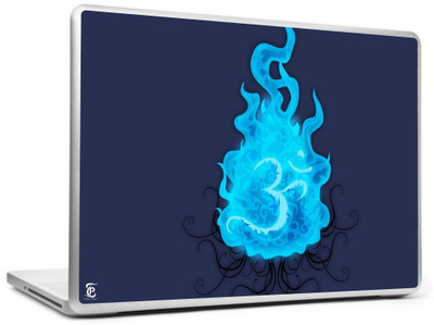 

Print Shapes Blue burning om Vinyl Laptop Decal 15.6