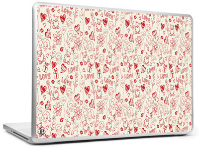 

Print Shapes Texture love Vinyl Laptop Decal 15.6
