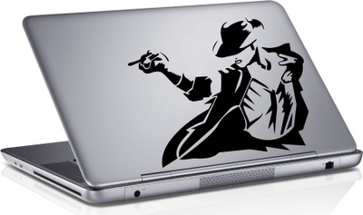 Decor Villa Decor Villa My Michael Jackson Laptop Sticker Self Adhesive Vinyl Laptop Skin Compatible for 15.6 inch(Theme: Famous Personalities)