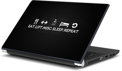 

ShopMantra Eat Lift Sleep Repeat Vinyl Laptop Decal 15.6