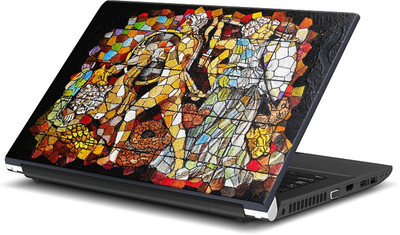 

ShopMantra Abstract Block Paint Vinyl Laptop Decal 15.6