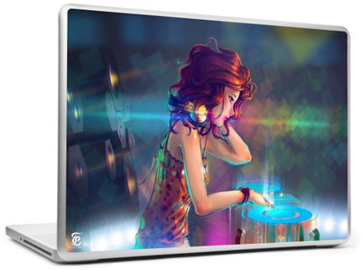 

Print Shapes Beautiful Dj girl Vinyl Laptop Decal 15.6