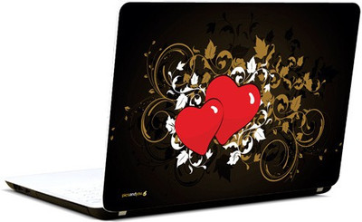

Pics And You Abstract Red Hearts Vinyl Laptop Decal 15.6