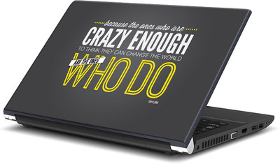 

ShopMantra Steve jobs mtivational quote Vinyl Laptop Decal 15.6