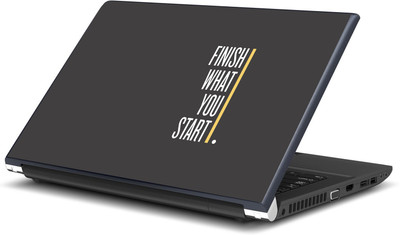 

Artifa Finish what you start Vinyl Laptop Decal 15.6