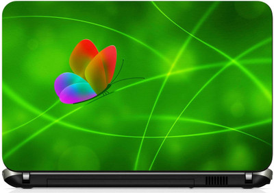 

Geek Abstract Butterfly with Green Lin Laminated Vinyl Laptop Decal 15.6
