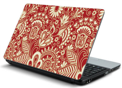 

Geek pink butterfly with rose HQ Laminated Vinyl Laptop Decal 15.6