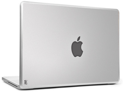 

Print Shapes Apple with silver texture Vinyl Laptop Decal 15.6