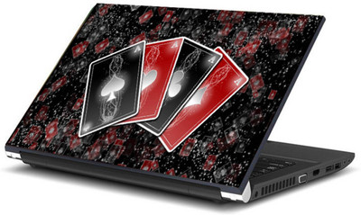 

Print Shapes Four Ace cards Vinyl Laptop Decal 15.6