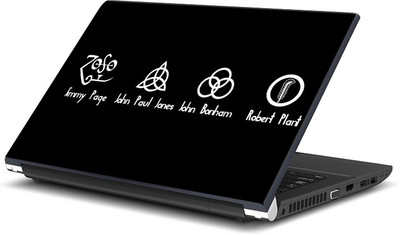 

ShopMantra Famous Musicians Minimal Logos Vinyl Laptop Decal 15.6