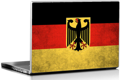 

Seven Rays Grunge Germany Flag Vinyl Laptop Decal 15.6